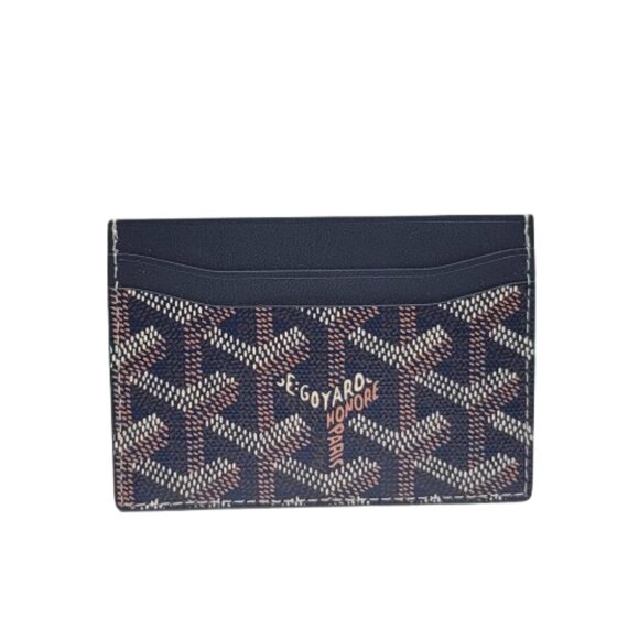 Goyard Handbags - Goyard Saint - Sulpice Card Holder Wallet in Navy Blue - New